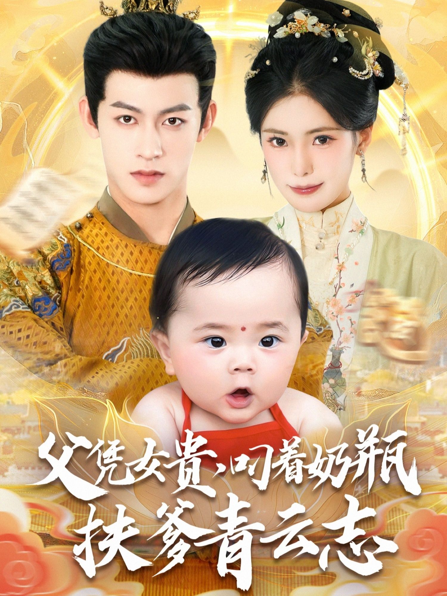 热门短剧父凭女贵叼着奶瓶扶爹青云志（70集）何雨洋朱湉亿主演，全集完整版免费在线观看未删减版，百度网盘夸克网盘免费资源秒存分享下载