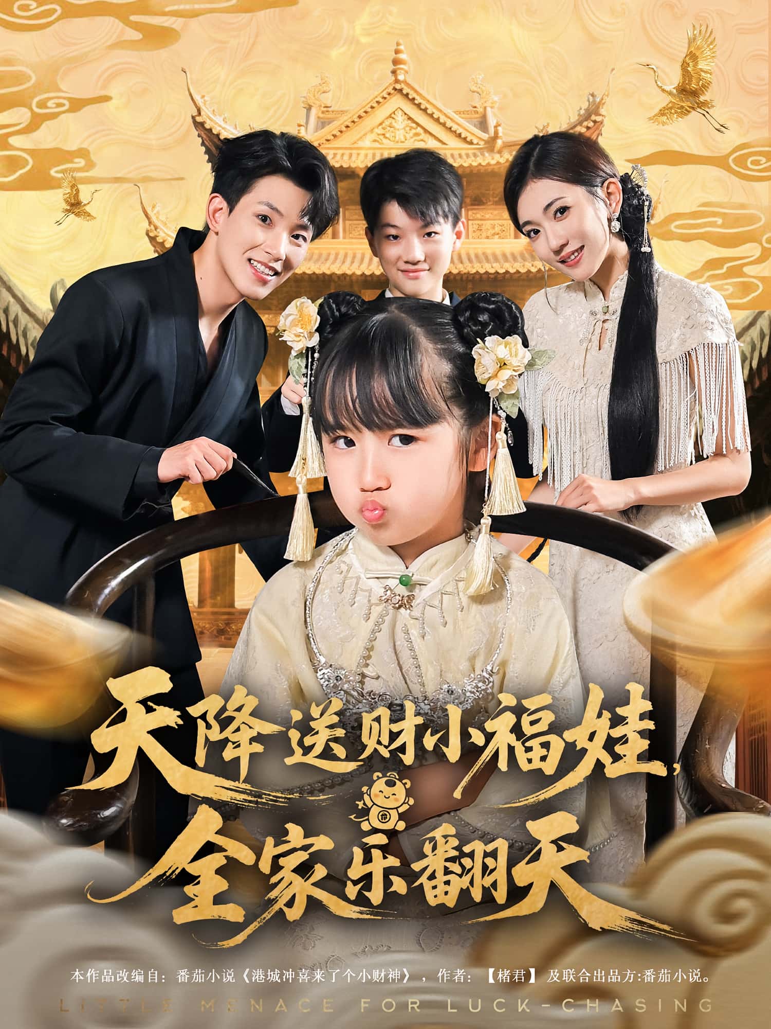 天降送财小福娃全家乐翻天（60集）焦雪睿岳杨主演，全集完整版免费无卡顿在线观看，未删减版百度网盘夸克网盘资源下载  第1张